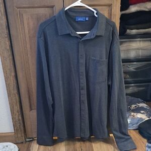 Apt. 9 Charcoal Long Sleeve Shirt